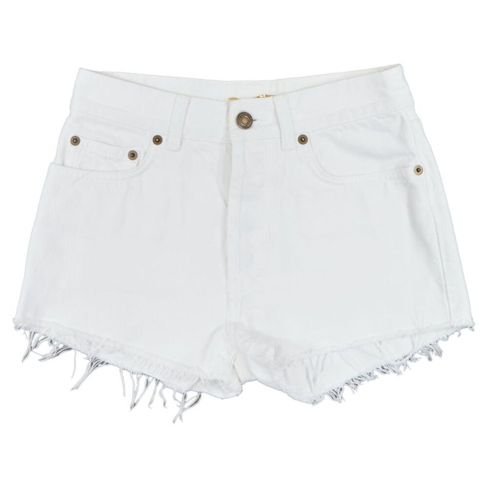 Saint Laurent 2016 Cotton Denim Shorts